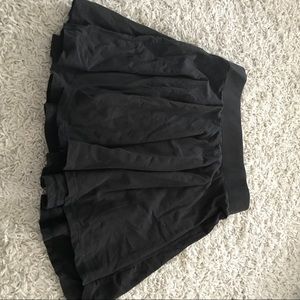 Black circle skirt size small pins and needles